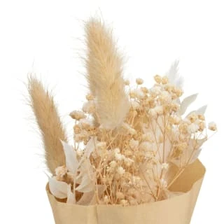 B&M Mini Dried Flower Bunch - Neutral 4 B&M Mini Dried Flower Bunch - Neutral - Image 2