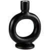 B&M Round Candle Holder - Black 2 B&M Round Candle Holder - Black -Home Furnishings Store 394357 rounded candle holder black