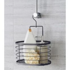B&M Hanging Bathroom Caddy - Grey -Home Furnishings Store 394578 hanging caddy grey