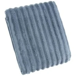 Retreat Knitted Bath Sheet - Blue