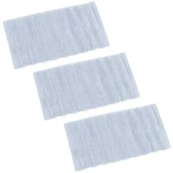 Retreat Knitted Face Cloths 3pk - Light Blue -Home Furnishings Store 394647 3pk retreat face cloths light blue