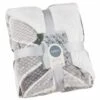 B&M Simply Geo Waffle Throw - Grey -Home Furnishings Store 394917 simply geo waffle throw grey