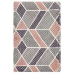 Simply Geo Blush Waffle Throw -Home Furnishings Store 394918 simply geo blush waffle throw 3