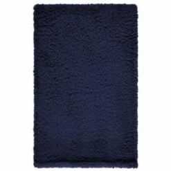 B&M Simply Teddy Navy Rolled Throw -Home Furnishings Store 394931 teddy throw navy 4