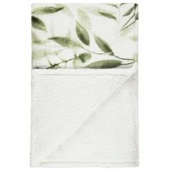 Winston Green Leaf Sherpa Throw 9 Winston Green Leaf Sherpa Throw -Home Furnishings Store 394948 winston leaf sherpa throw green 2