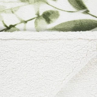 Winston Green Leaf Sherpa Throw 6 Winston Green Leaf Sherpa Throw - Image 4
