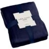 Navy Coral Fleece Throw 2 Navy Coral Fleece Throw -Home Furnishings Store 394951 navy coral fleece 4