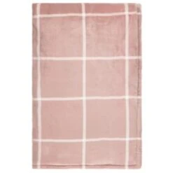 Winston Blush Sherpa Check Throw 8 Winston Blush Sherpa Check Throw -Home Furnishings Store 394980 winston check throw blush 3