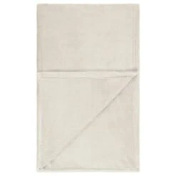 Large Cream Fleece Throw -Home Furnishings Store 394986 large cream fleece throw 5