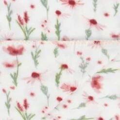 Simply Floral Polar Fleece Throw 2pk -Home Furnishings Store 395002 simply super soft throws 2pk blush floral 4