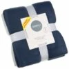 Simply Navy & Grey Polar Fleece Throw 2pk -Home Furnishings Store 395030 simply super soft throws 2pk navy grey