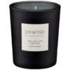 B&M Unwind Scented Candle - Ylang Ylang & Rose & Patchouli -Home Furnishings Store 395420 small candle unwind