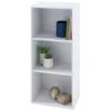 B&M Essentials 3 Tier Shelf - White -Home Furnishings Store 395640 essentials 3 tier shelf white