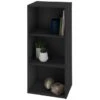 B&M Essentials 3 Tier Shelf - Black 2 B&M Essentials 3 Tier Shelf - Black -Home Furnishings Store 395642 essentials 3 tier shelf black