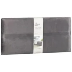 B&M Velvet Storage Box - Grey 7 B&M Velvet Storage Box - Grey -Home Furnishings Store 395861 velvet storage box grey