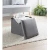 B&M Square Storage Cube - Grey 1 B&M Square Storage Cube - Grey -Home Furnishings Store 395863 square cube grey