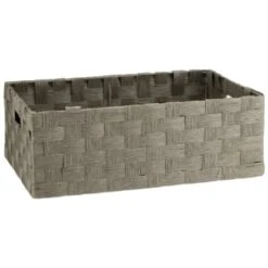 B&M Caen Set Of 3 Paper Rope Baskets - Grey -Home Furnishings Store 395868 caen set of 3 paper rope baskets grey 3