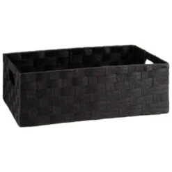 B&M Caen Set Of 3 Paper Rope Baskets - Black 9 B&M Caen Set Of 3 Paper Rope Baskets - Black -Home Furnishings Store 395869 caen set of 3 paper rope baskets black 3