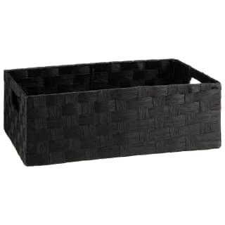B&M Caen Set Of 3 Paper Rope Baskets - Black 5 B&M Caen Set Of 3 Paper Rope Baskets - Black - Image 3