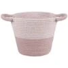 B&M Two Tone Rope Basket - Pink -Home Furnishings Store 395885 two tone rope basket pink