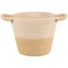 B&M Two Tone Rope Basket - Natural 1 B&M Two Tone Rope Basket - Natural -Home Furnishings Store 395886 two tone rope basket natural