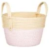 B&M Wicker Basket - Pink -Home Furnishings Store 395906 wicker basket pink