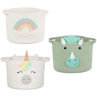 B&M Rope Basket - Unicorn 4 B&M Rope Basket - Unicorn - Image 2