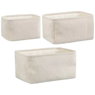 B&M Cord Baskets 3pk 3 B&M Cord Baskets 3pk