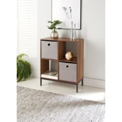 Lokken Teddy Storage Cubes 2pk - Grey -Home Furnishings Store 395966 2pk teddy lokken grey