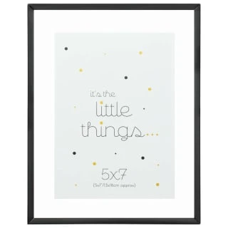 B&M Glass & Metal Photo Frame 5x7" 4 B&M Glass & Metal Photo Frame 5x7" - Image 2