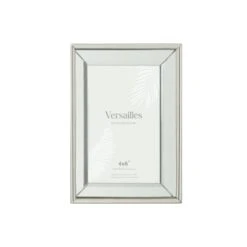 B&M Mirror Glass Photo Frame 6x4" -Home Furnishings Store 396350 mirror glass frame 4x6 1