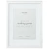 B&M A4 New York Box Photo Frame - White