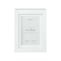 B&M New York Box Photo Frame - 4 X 6" - White -Home Furnishings Store 396446 new york box frame mounted 5x7 white 2