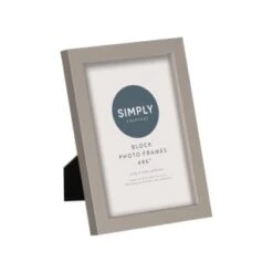 Simply Everyday 4 X 6" Block Frames 3pk - Grey -Home Furnishings Store 396578 3pk simply everyday block frames 4x6 grey 3