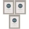 Simply Everyday 5 X 7" Block Frames 3pk - Grey -Home Furnishings Store 396674 3pk simply everyday block frames 5x7 grey 2