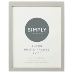 Simply Everyday 8 X 10" Block Frames 3pk - Grey -Home Furnishings Store 396677 3pk simply everyday 8x10 photo frame grey 2