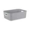 Anti Slip Medium Storage Box - Grey -Home Furnishings Store 396953 anti slip medium storage box grey