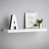 Lokken Floating Shelf 60cm - White 2 Lokken Floating Shelf 60cm - White -Home Furnishings Store 397407 lokken 60cm floating shelf white