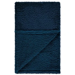 Simply Kids Teddy Throw - Navy 4 Simply Kids Teddy Throw - Navy - Image 2