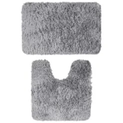 Charcoal - Tufted Bath Mat -Home Furnishings Store 400289 400290 tufted bath and ped mat charcoal 1